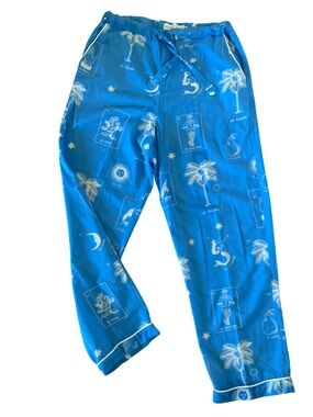 Desmond & Dempsey Palm & Tarot Print Lounge Pants-S